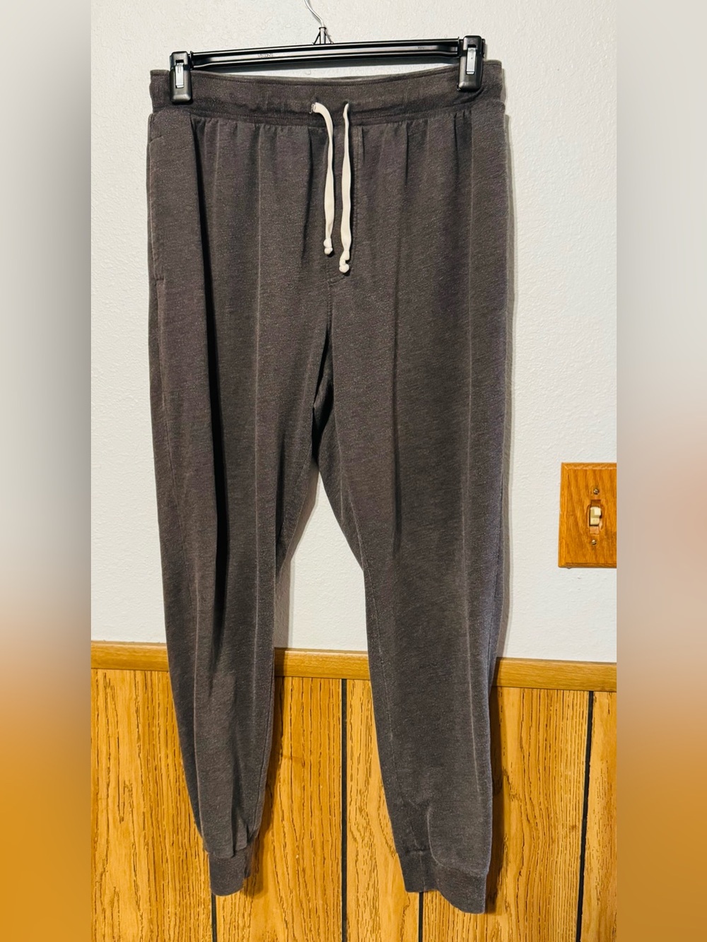 BCG women size LARGE Gray Drawstring Jogger Sweat Pants